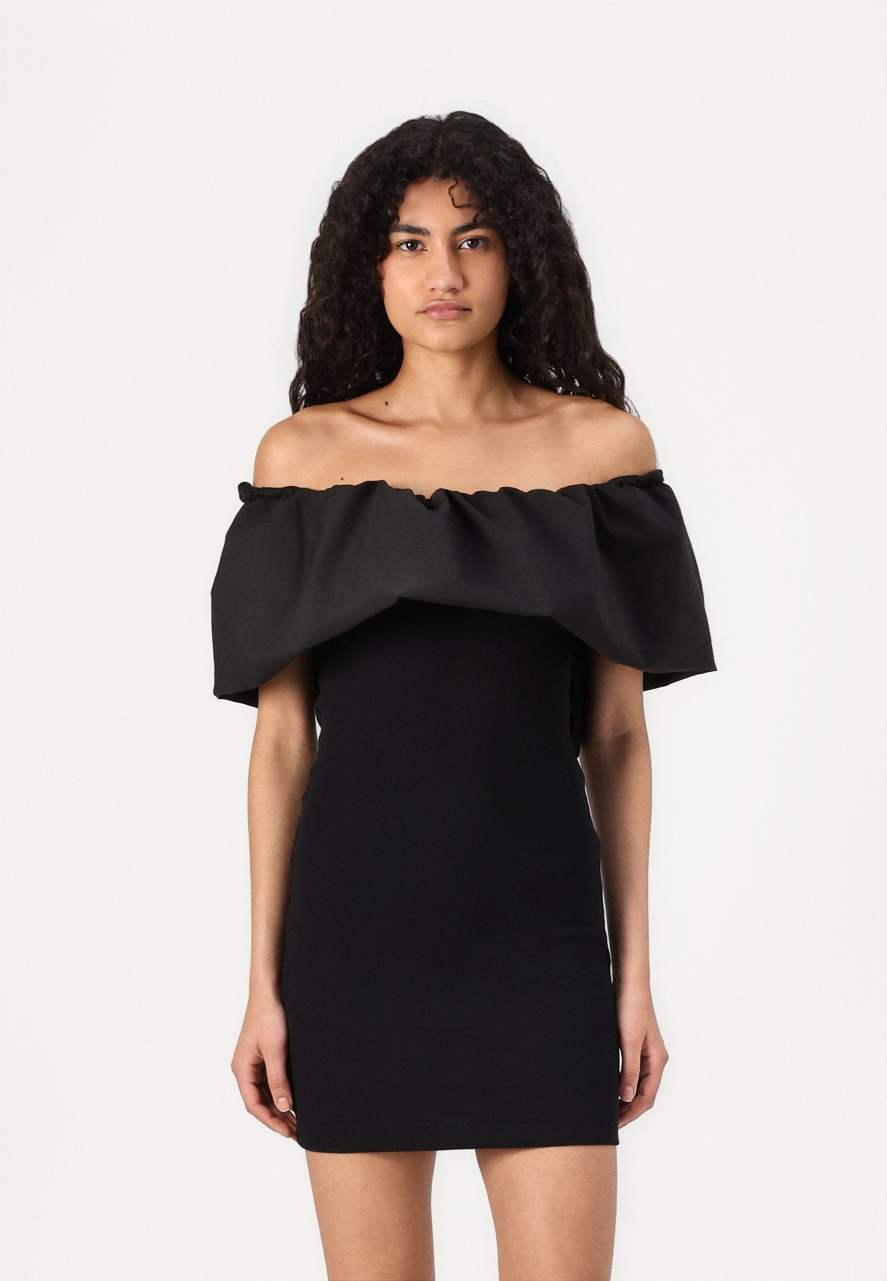Noisy May BIANCA OFF SHOULDER MINI BUBBLE DRESS
