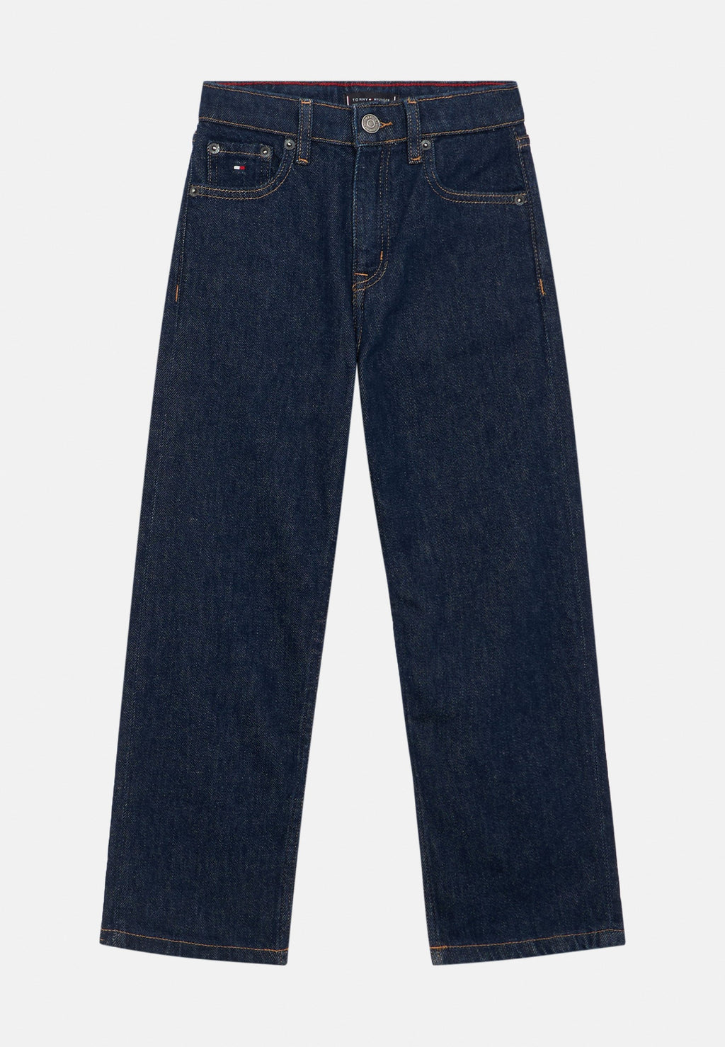FLAG EMBROIDERY RELAXED JEANS Media 1
