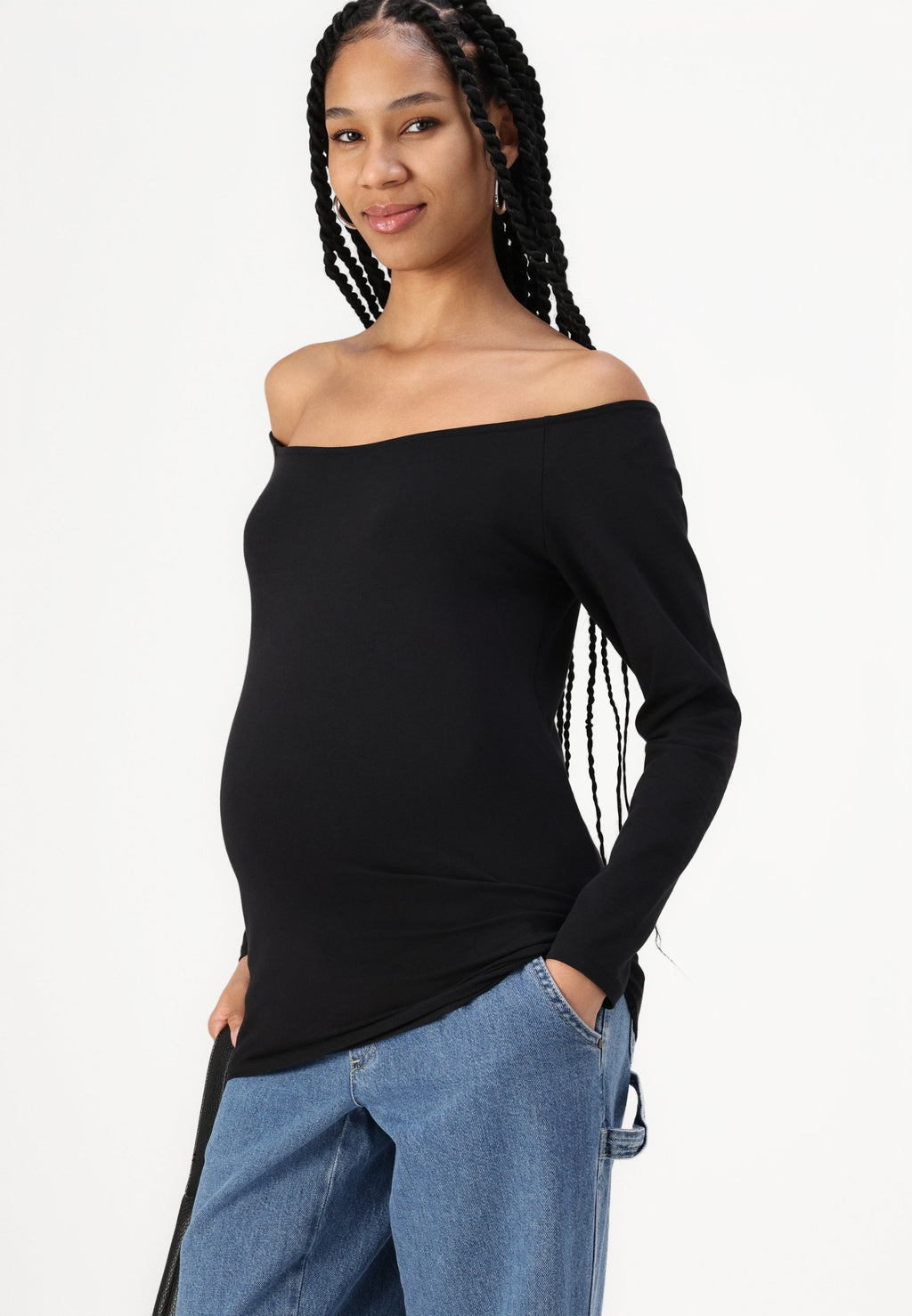 ONLY MATERNITY OLMLIVELOVE OFF SHOULDER 2 PACK