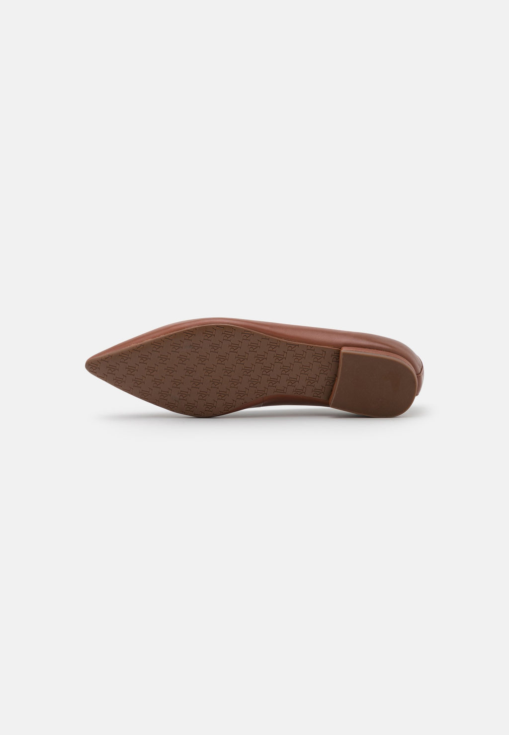 Lauren Ralph Lauren LONDYN BURNISHED LEATHER BALLET FLAT