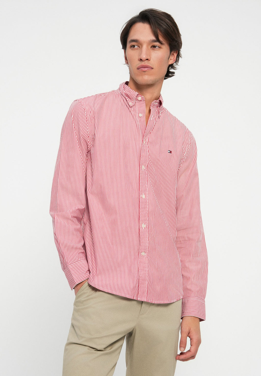 TH FLEX REGULAR FIT STRIPE SHIRT Media 5