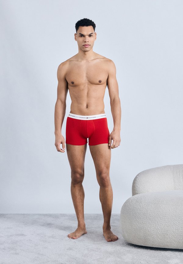Tommy Hilfiger SIGNATURE 3 PACK - Trunks - desert sky/white/primary red