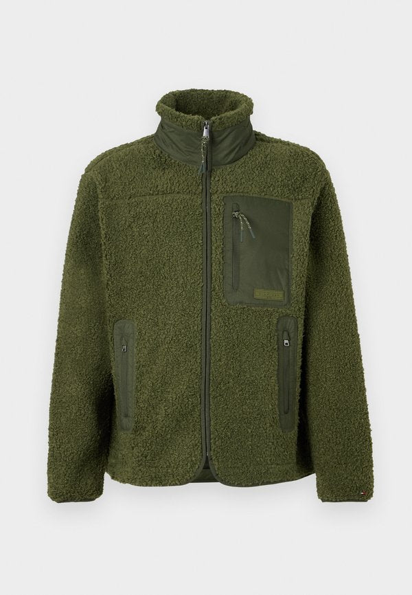 Tommy Hilfiger ZIP THROUGH UNISEX - Fleece jacket - huntsman green
