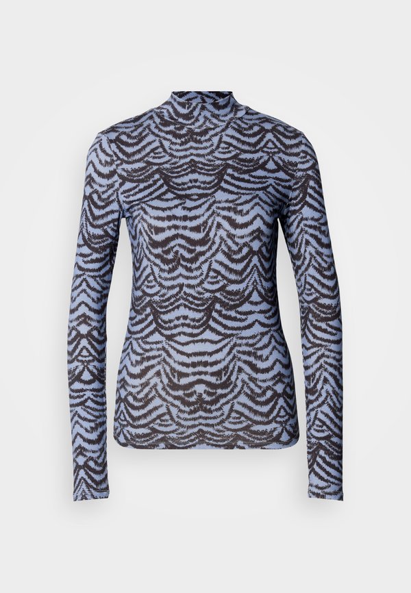 Scotch & Soda ALL OVER PRINTED MOCK NECK LONG SLEEVE