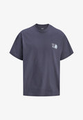 Jack & Jones T- - Print T-shirt - odyssey gray