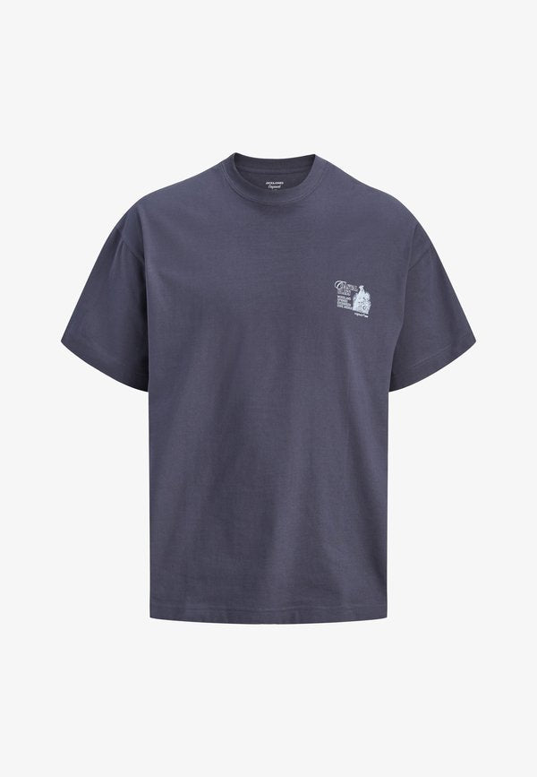 Jack & Jones T- - Print T-shirt - odyssey gray