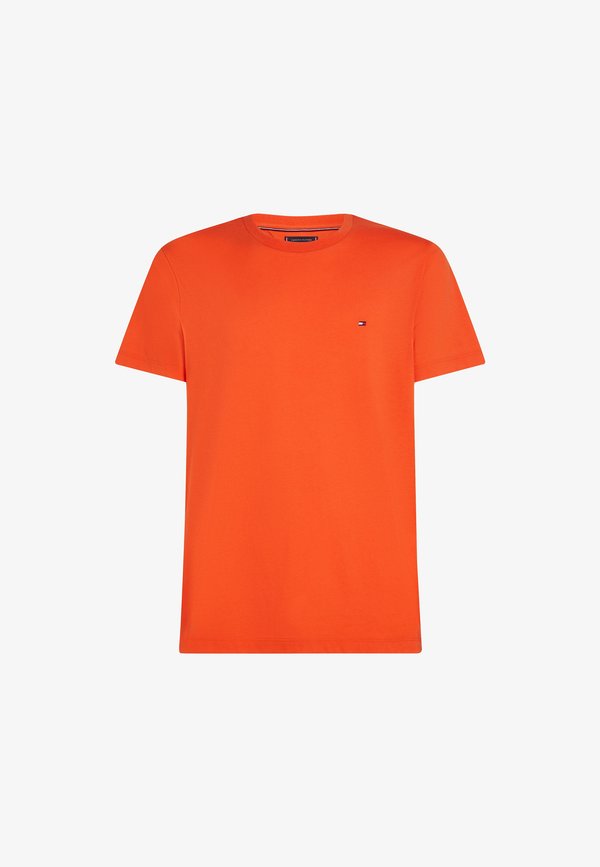 Tommy Hilfiger SEASONAL SOLID TEE CORE ESSENTIALS - Basic T-shirt - brilliant orange