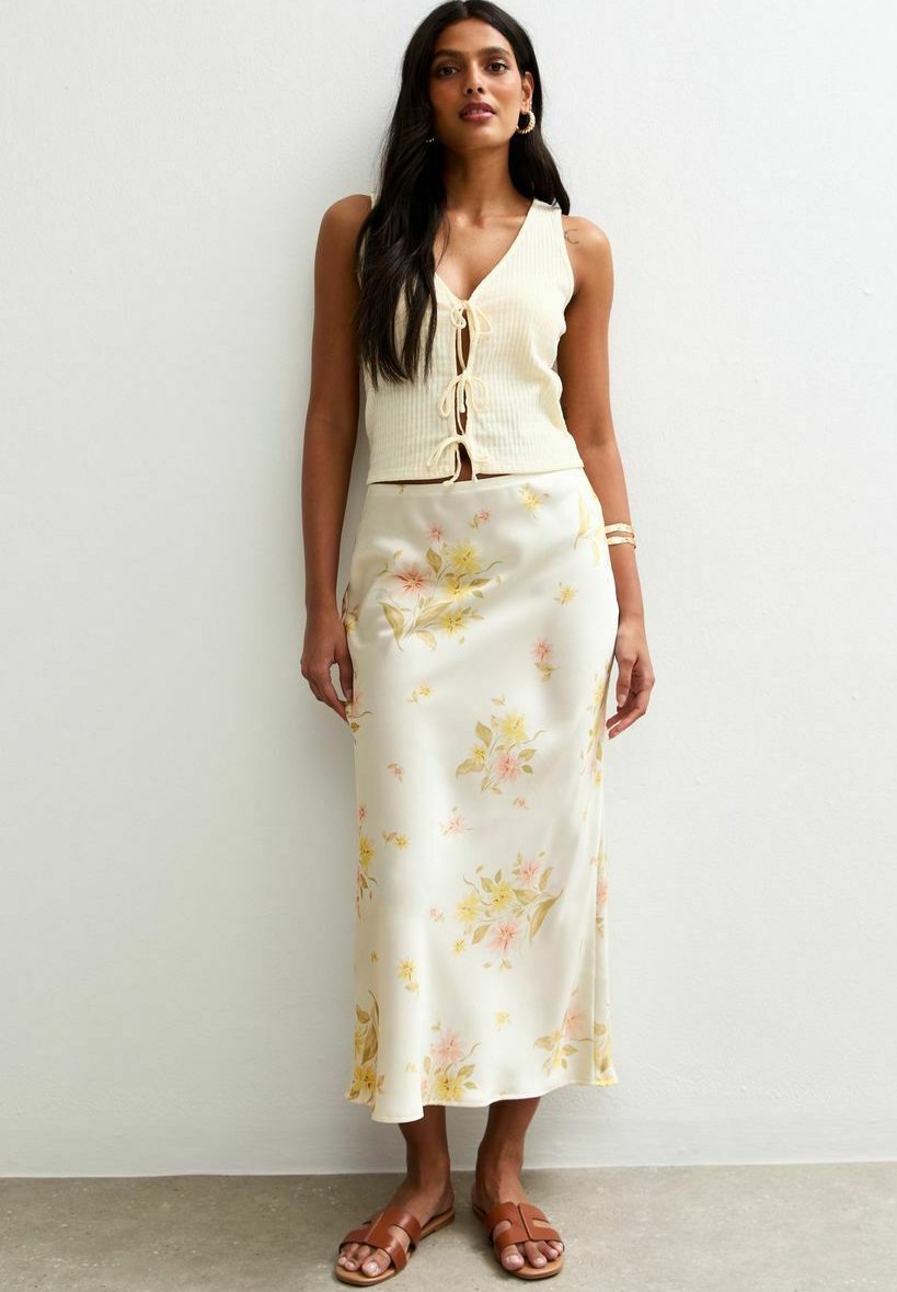 New Look DAISY PRINT MIDI