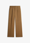 Tommy Hilfiger TIMELESS WOOL BLEND WIDE LEG TROUSERS - Trousers - nordic taupe