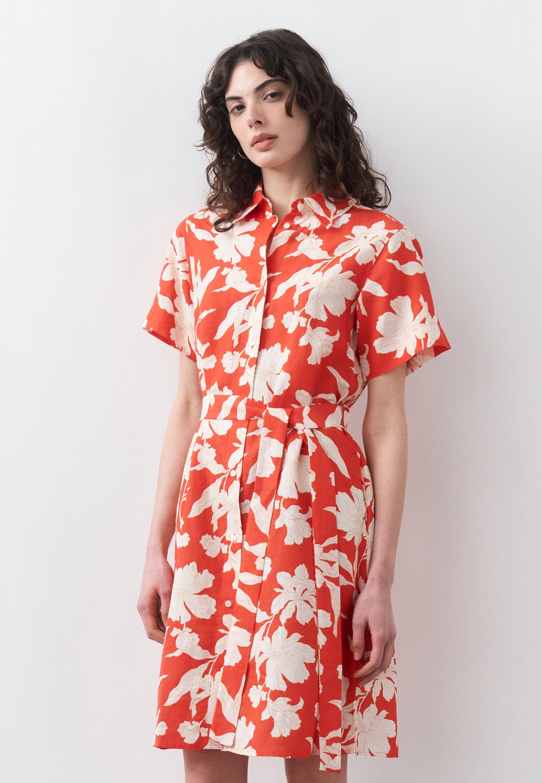 GANT FLORAL PRINT SHIRT DRESS