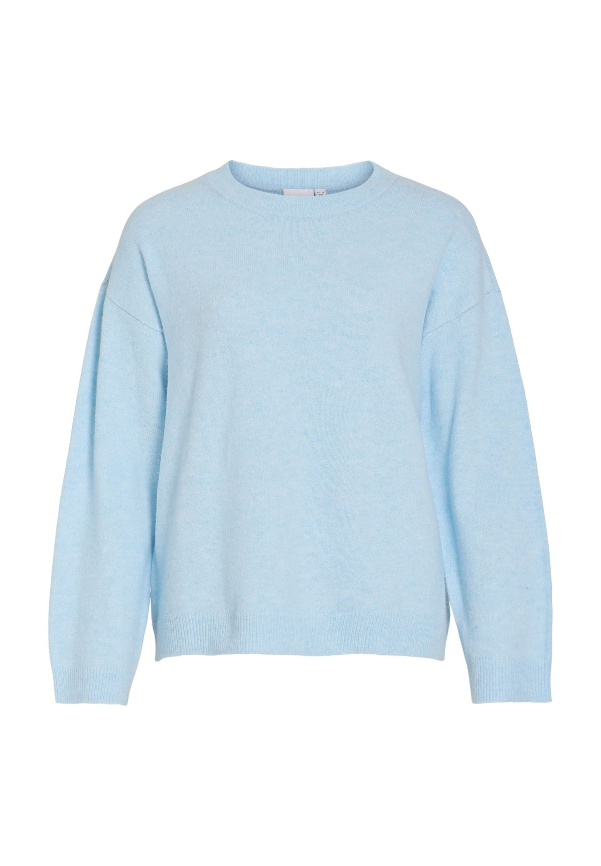 VILA VILIGA L/S O-NECK KNIT TOP - NOOS