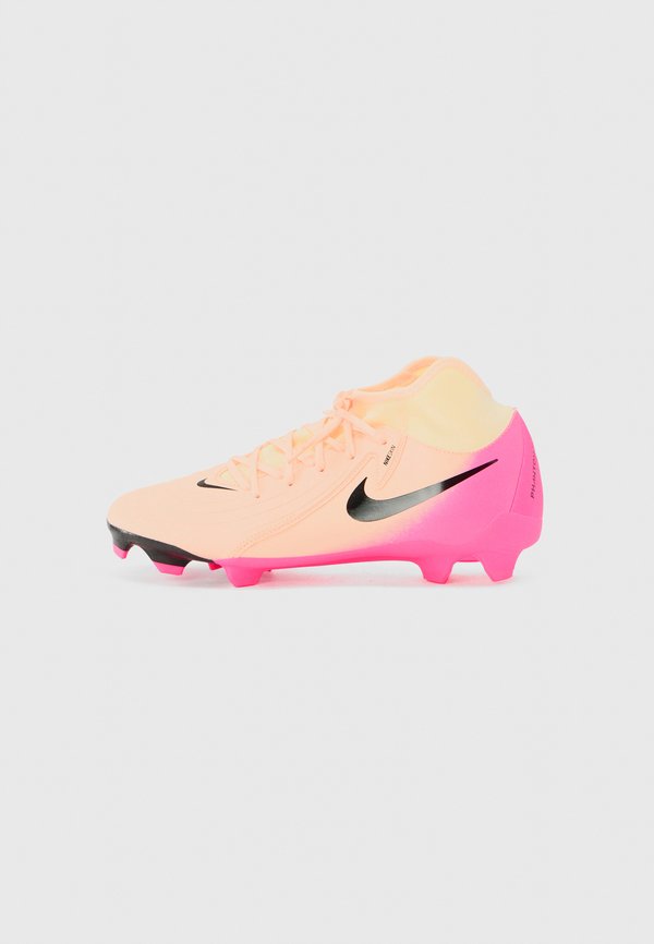 Nike Performance PHANTOM LUNA 2 ACADEMY FG/MG - Firm-ground football boots - crimson tint/black-pink blast