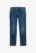 TOM TAILOR Straight leg jeans - used dark stone blue denim