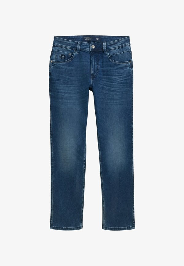 TOM TAILOR Straight leg jeans - used dark stone blue denim