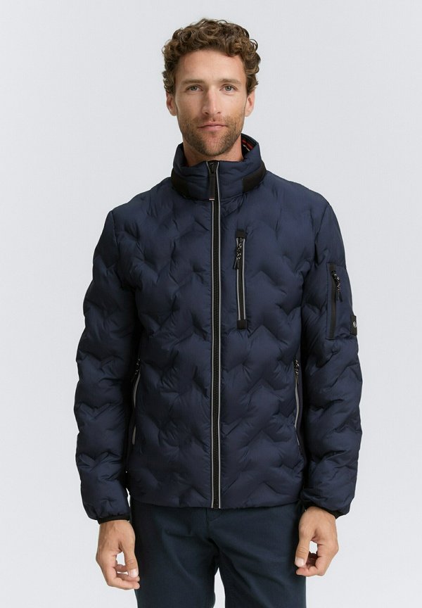 TOM TAILOR HYBRID  MIT VERSTAUBARER KAPUZE - Light jacket - sky captain blue