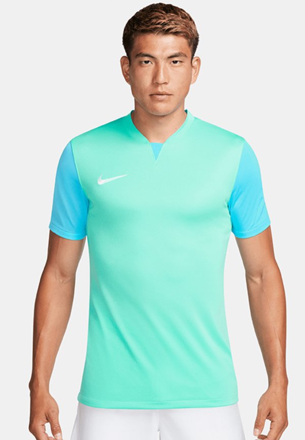 Nike Performance FUSSBALL - TEAMSPORT - TROPHY V T - Sports T-shirt - tuerkisblauweiss