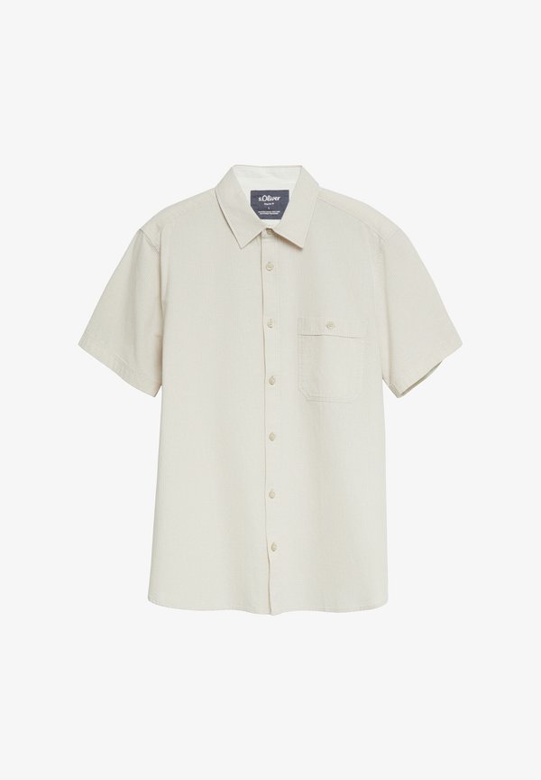 s.Oliver HEMD - Shirt - helles beige