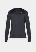 Nike Performance STRIDE - Long sleeved top - black/reflective silver-coloured