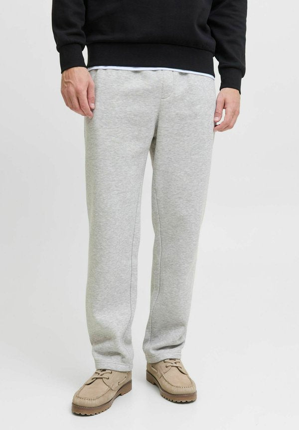 Jack & Jones JPSTKANE BRADLEY UNCUFFED SWT PANTS NOOS - Tracksuit bottoms - light grey melange