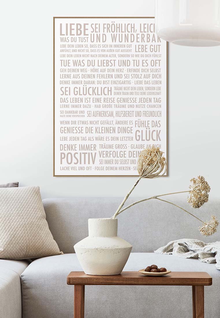 Orange Wallz POSITIV LEBEN