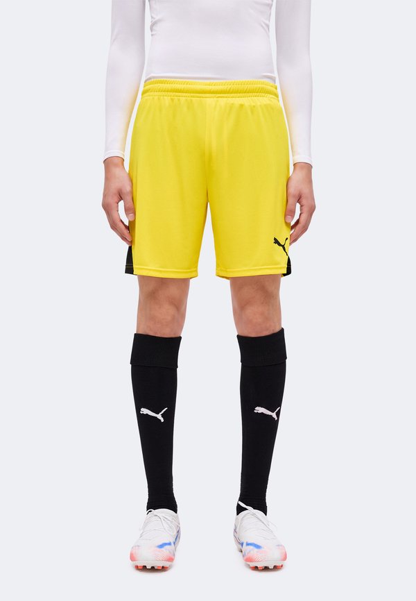 Puma TEAMLIGA26 SHORTS - Sports shorts - faster yellow/black