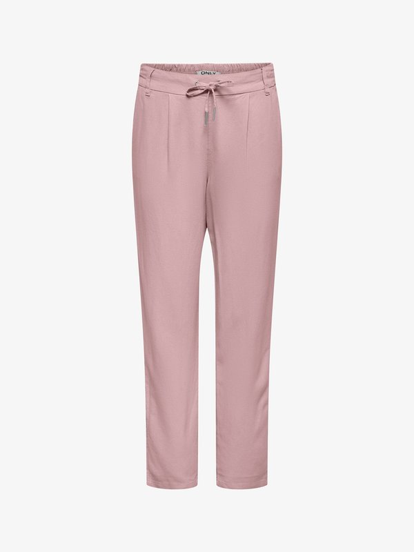 ONLY ONLGOA-POPTRASH Comfort Fit Linen - Trousers - burnished lilac