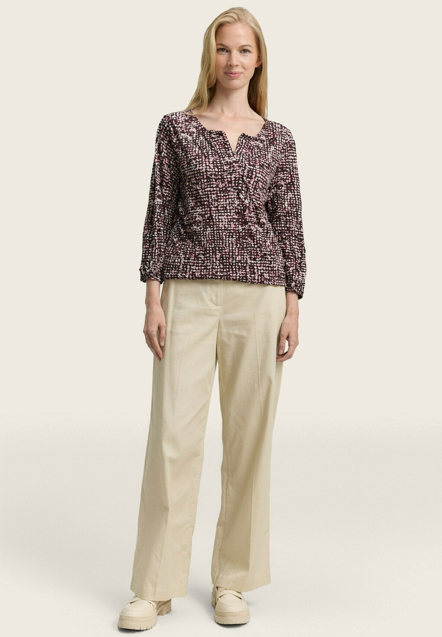 TOM TAILOR CRINKLE MIT MUSTER