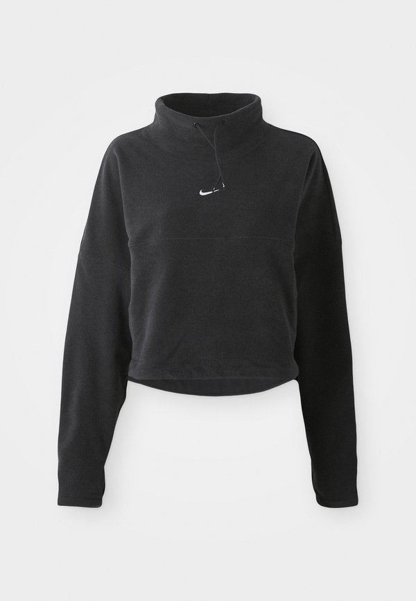 Nike Performance ONE - Fleece jumper - black/white