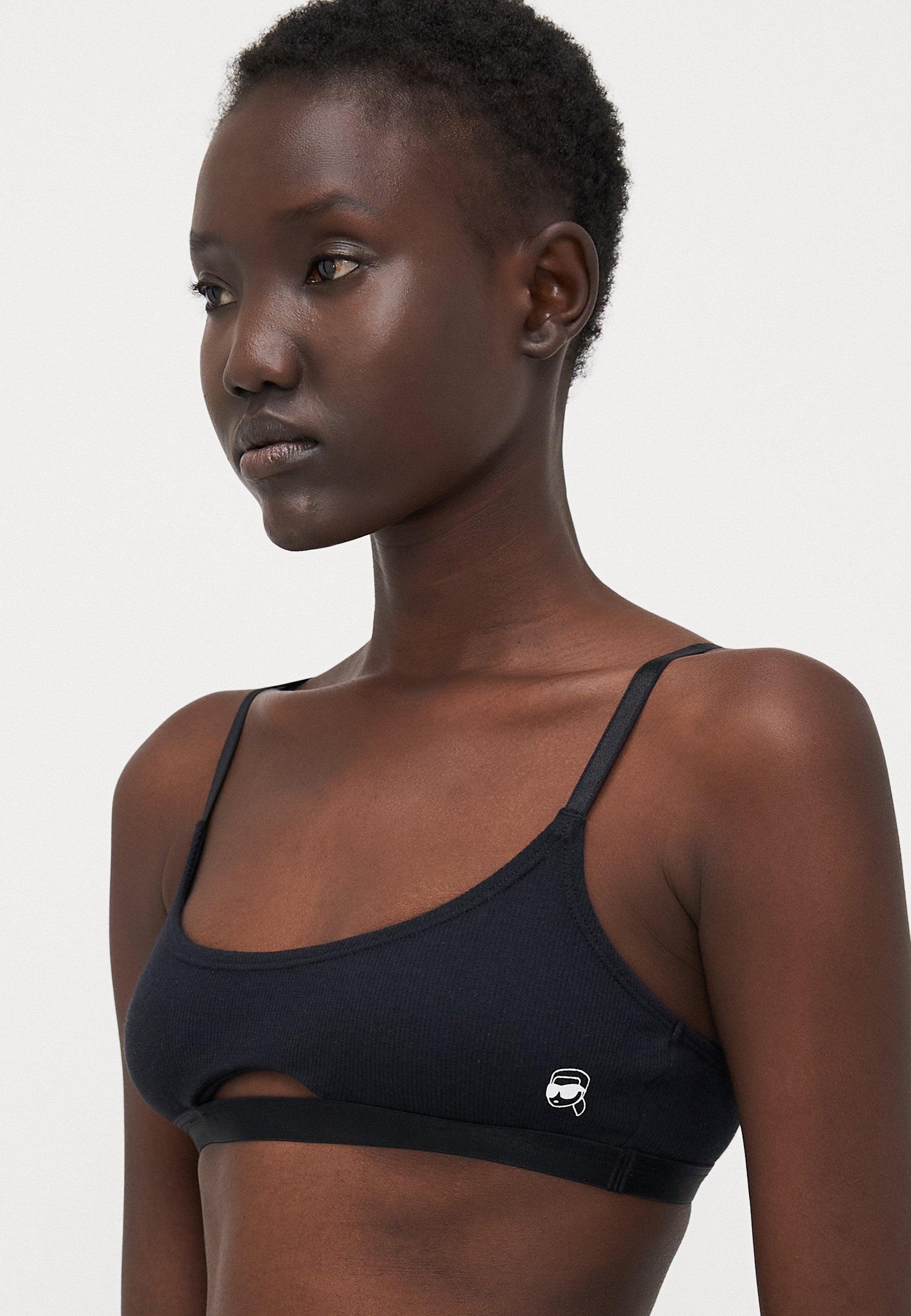 IKON RIBBED PEEPHOLE BRALETTE Media 5