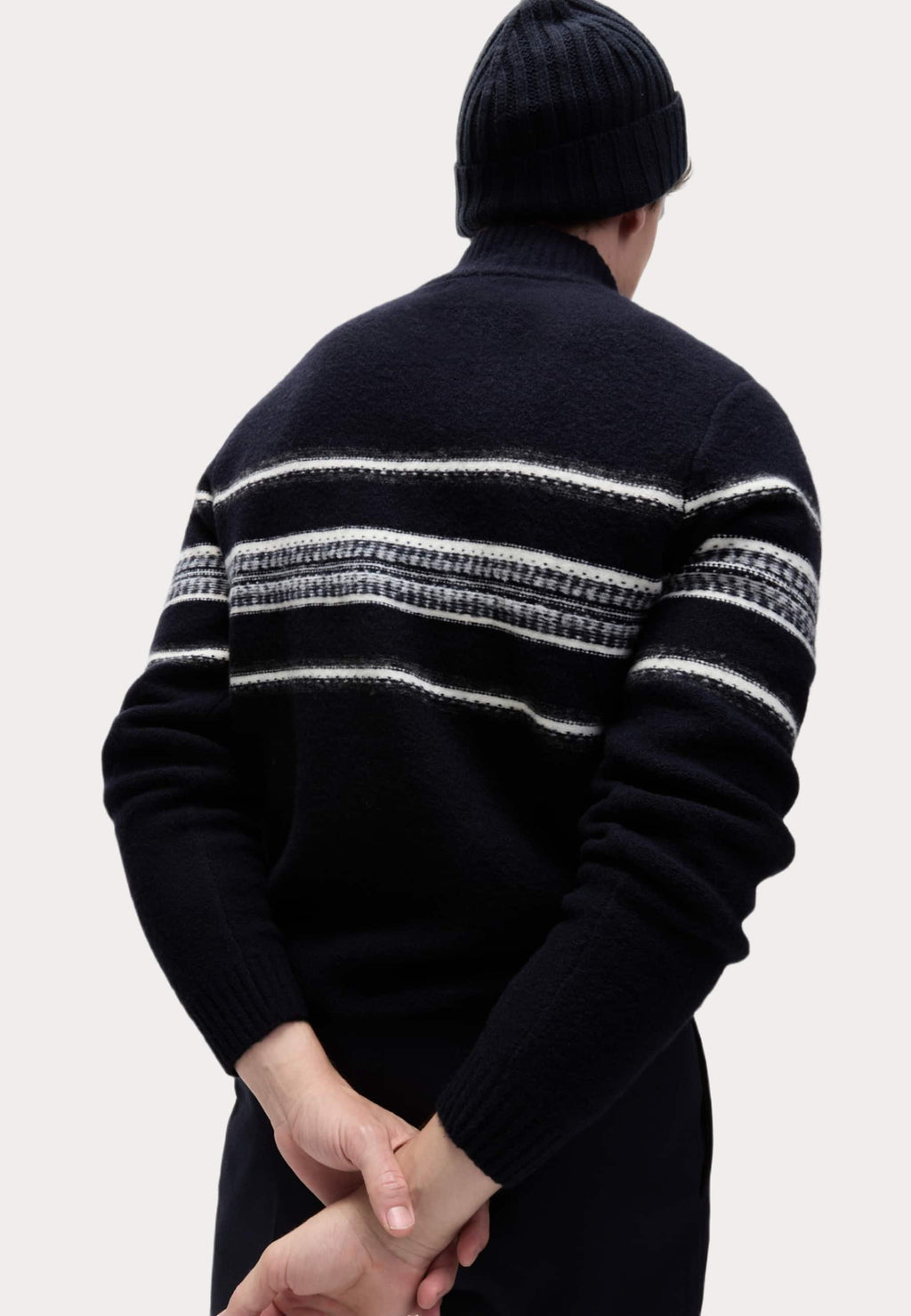 Marks & Spencer STRIPED HALF ZIP