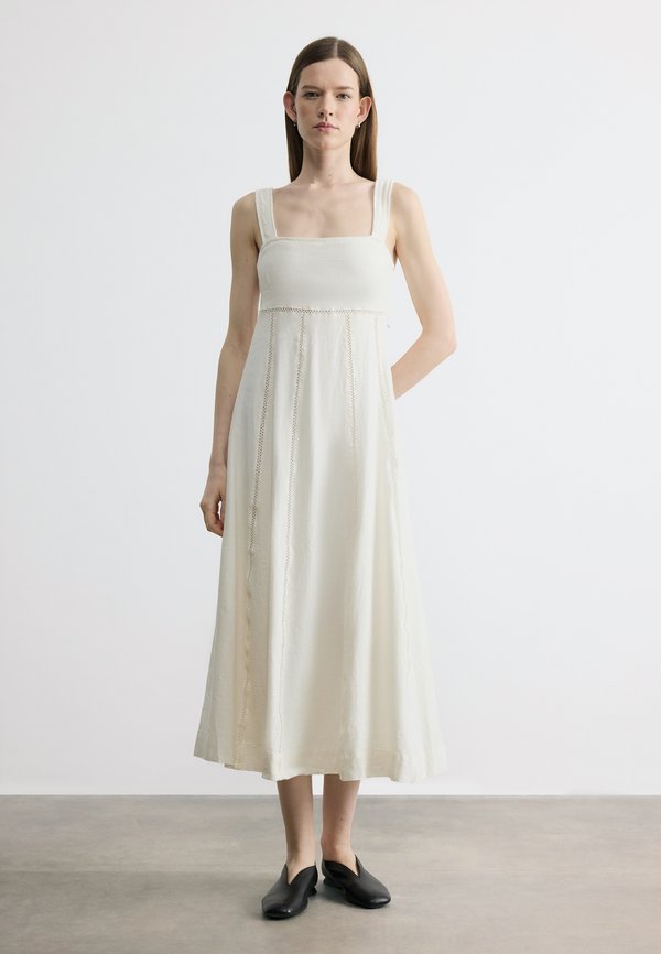 DKNY SEAMED TANK DRESS TIE BACK
