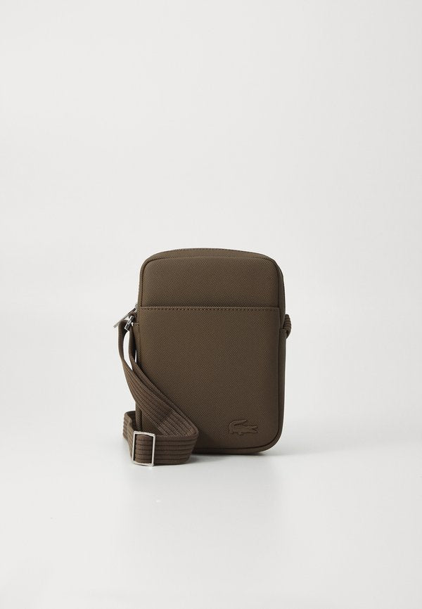 Lacoste MEN CLASSIC UNISEX - Cross body bag - morel