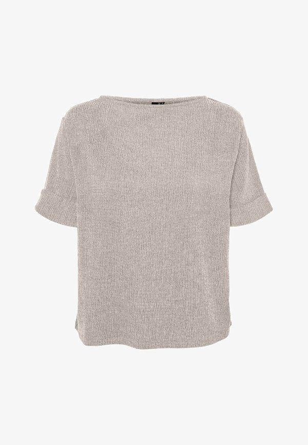Vero Moda VMLUNA - Basic T-shirt - pumice stone