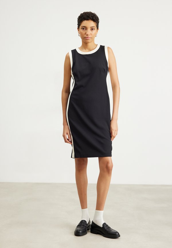 DKNY CONTRAST NECK AND SIDES