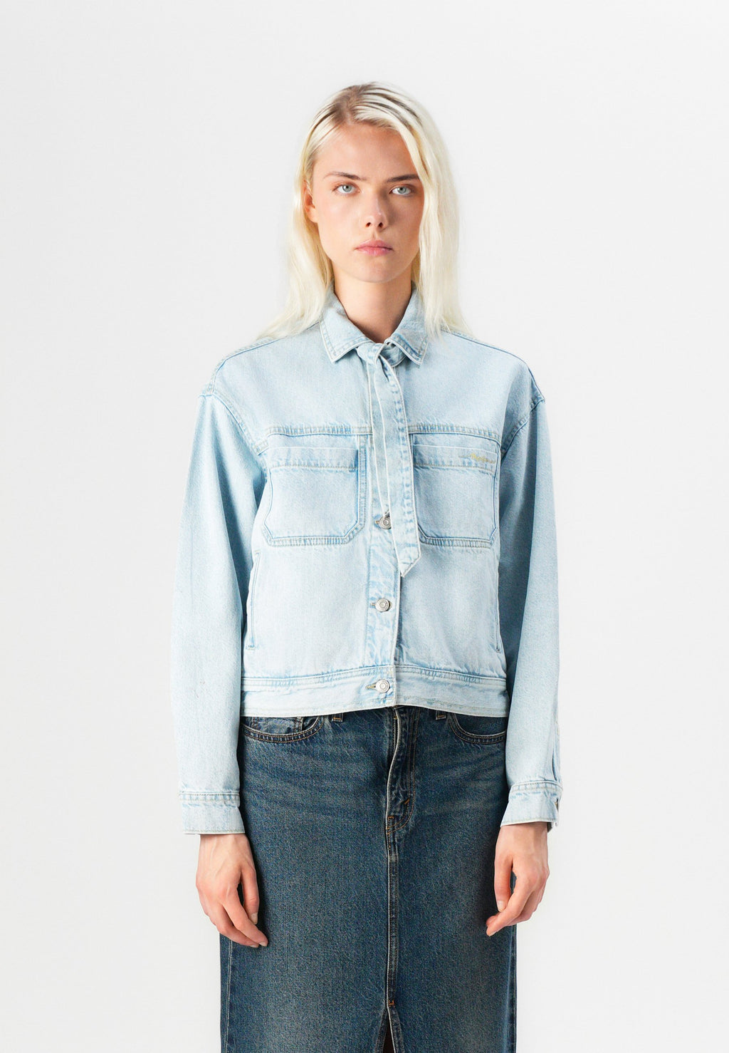 Pepe Jeans RELAXED JACKET SCARF