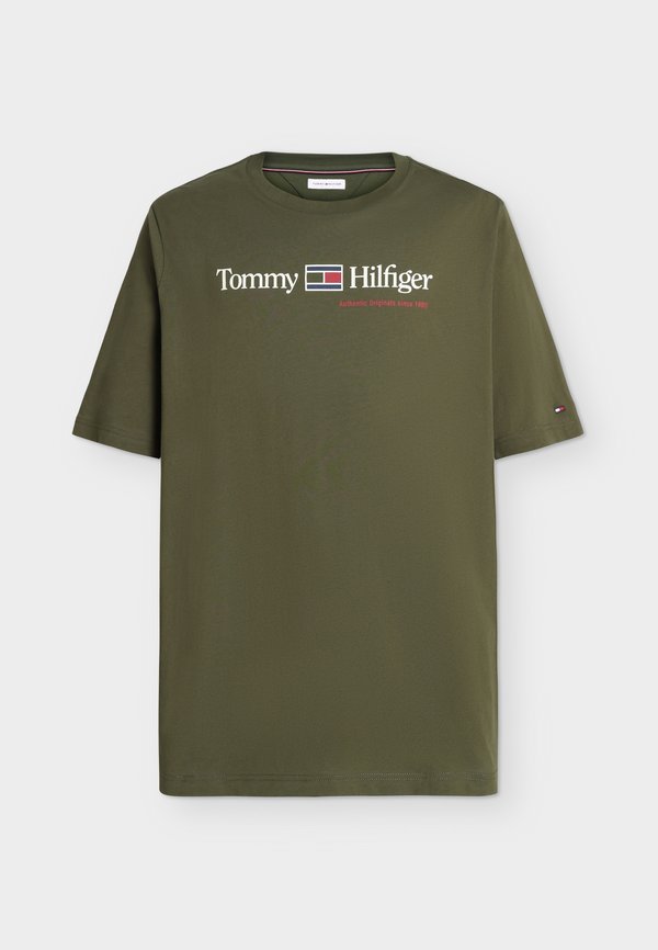 Tommy Hilfiger GRAPHIC TEE - Print T-shirt - huntsman green