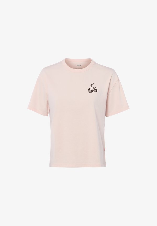 Levi's® Print T-shirt - rosa schwarz