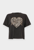 ONLY ONLLUCY - Print T-shirt - black