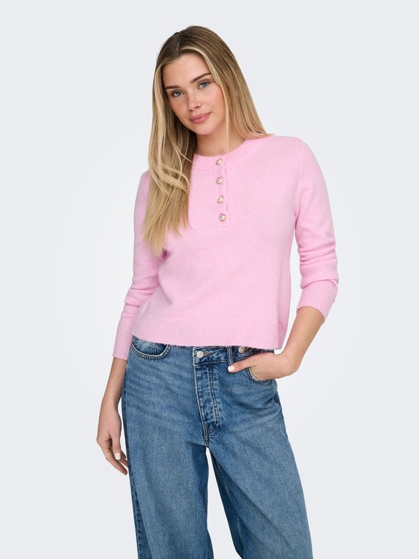 ONLY Knitted ONLMACEY Knitted - Jumper - bonbon