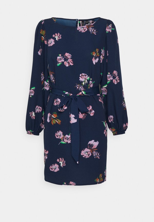 Vero Moda Petite VMLYDIA SHORT DRESS - Day dress - navy blazer/lana