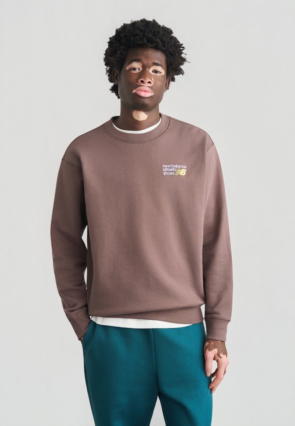 New Balance ATHLETICS PREMIUM LOGO CREW - Sweatshirt - cortado