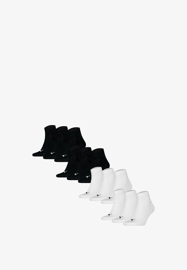 Puma UNISEX - Socks - 2xschwarz 2xweiß