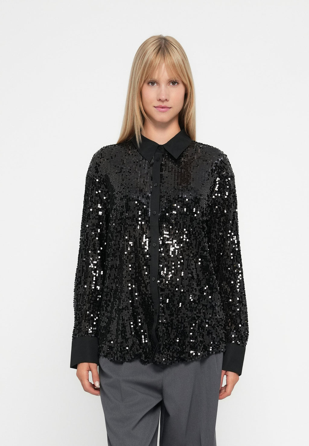ONLCARIN LOOSE SEQUINS SHIRTS Media 3
