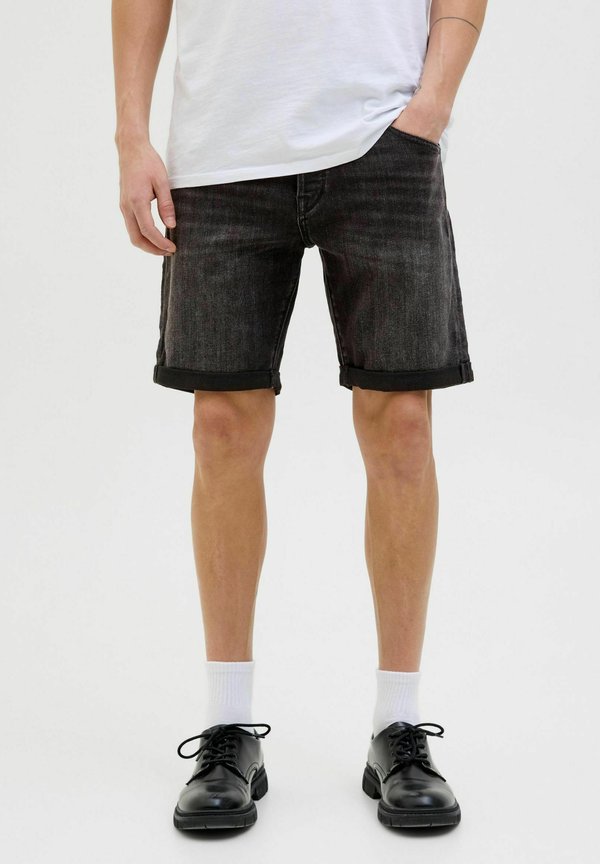 Jack & Jones Denim Regular Fit - Denim shorts - black denim