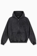 FAVELA GRADIENT PATCH WASHED BLACK FRONTZIP UNISEX