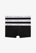 Tommy Hilfiger LOW RISE TRUNKS SIGNITURE  3 PACK - Trunks - black