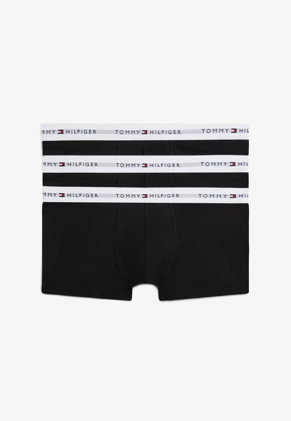 Tommy Hilfiger LOW RISE TRUNKS SIGNITURE  3 PACK - Trunks - black