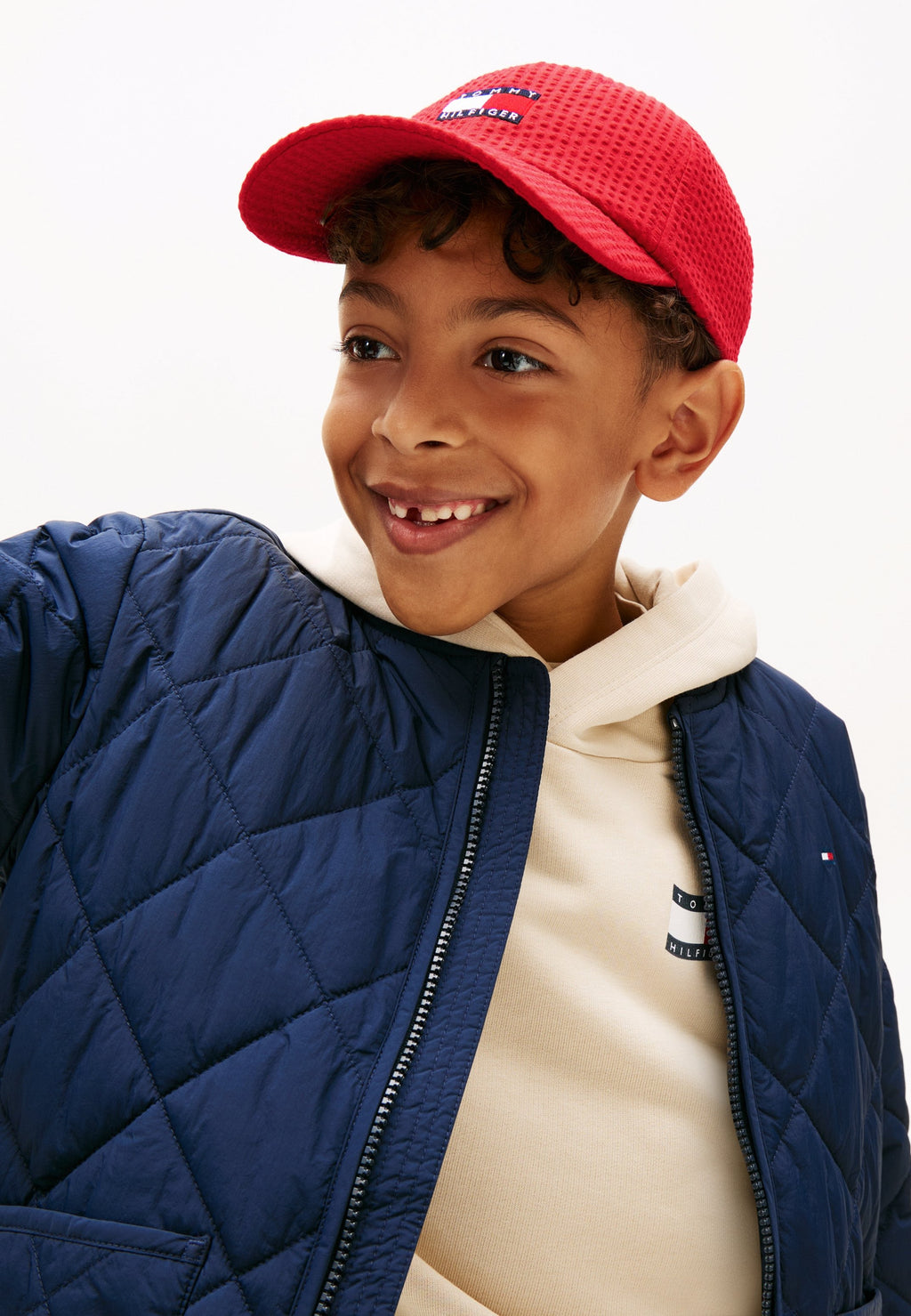 KIDS' WAVY FLAG SEERSUCKER BASEBALL CAP Media 2