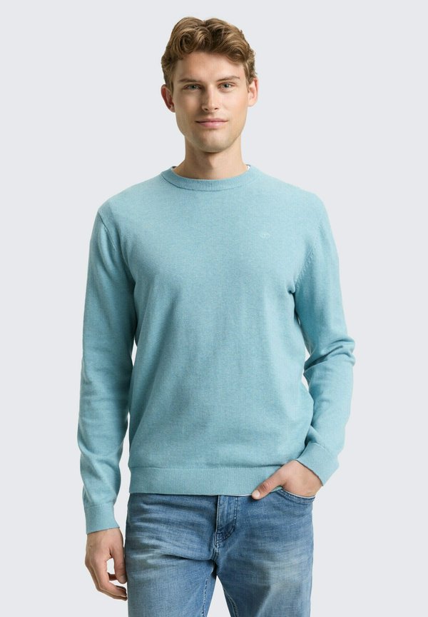 TOM TAILOR TOM TAILOR PULLOVER STRICKPULLOVER - Jumper - tourmaline melange