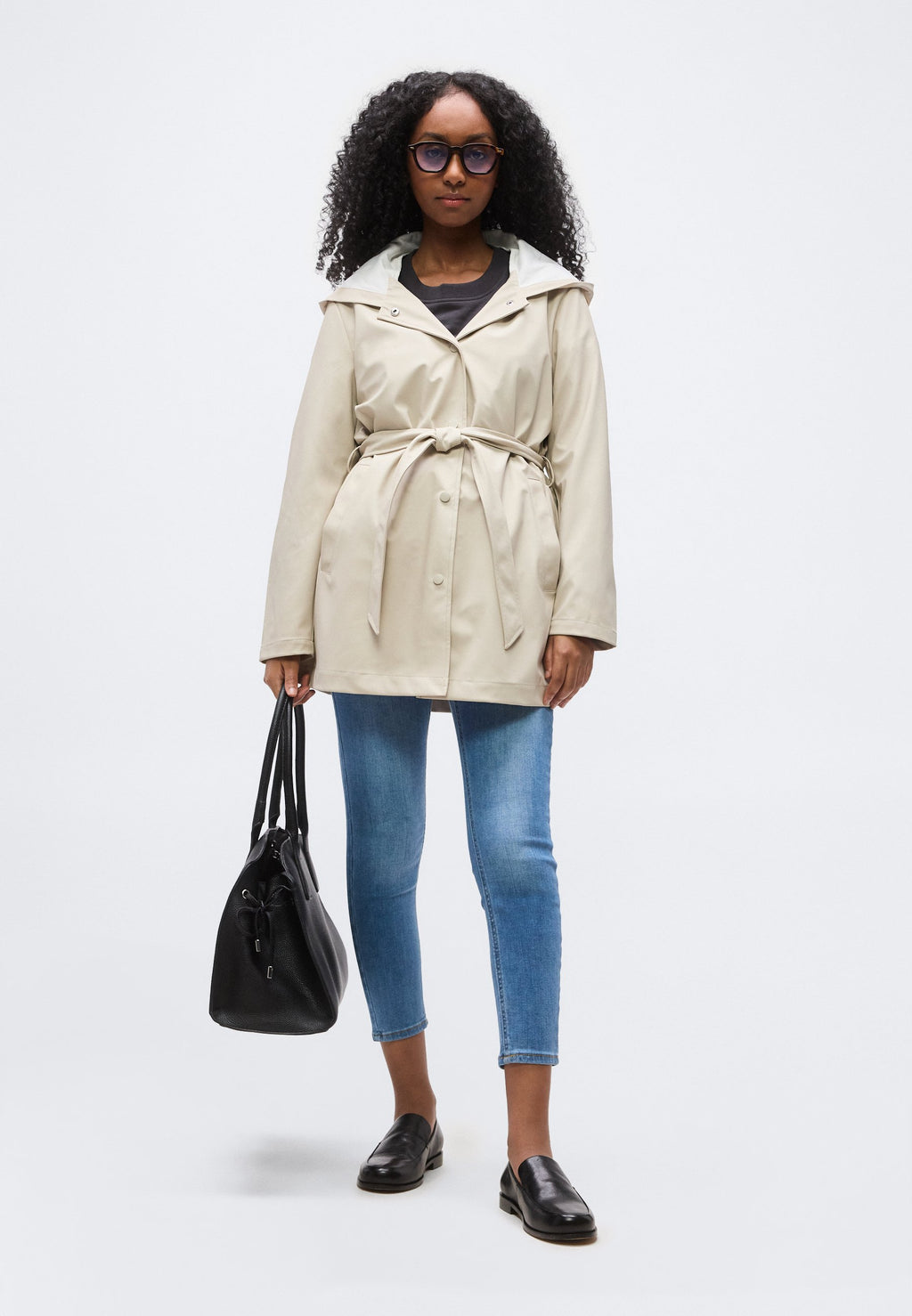 ONLELISA BELTED RAIN COAT Media 2